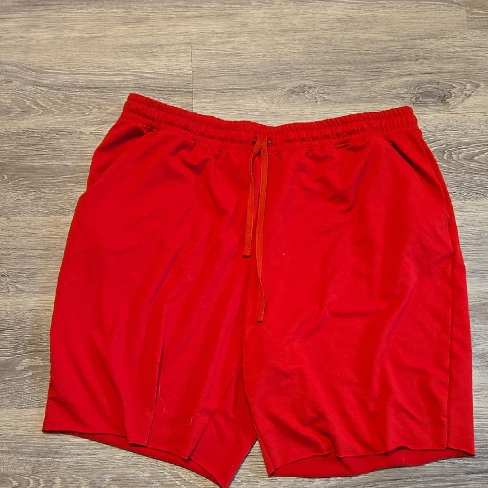 LulaRoe Red Jamie Shorts 2X